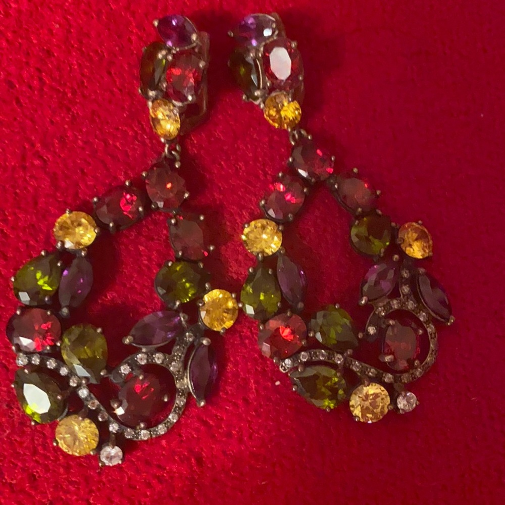 Silver earrings Handcrafted.